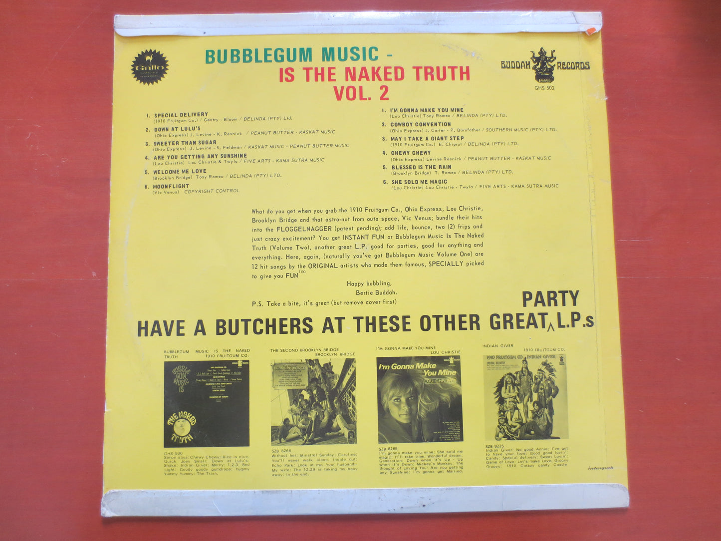 BUBBLE GUM Music, The NAKED Truth, Volume 2, Pop Music Record, Pop Music Album, Pop Music Lp, Rock Lp, Vinyl lp, 1969 Record