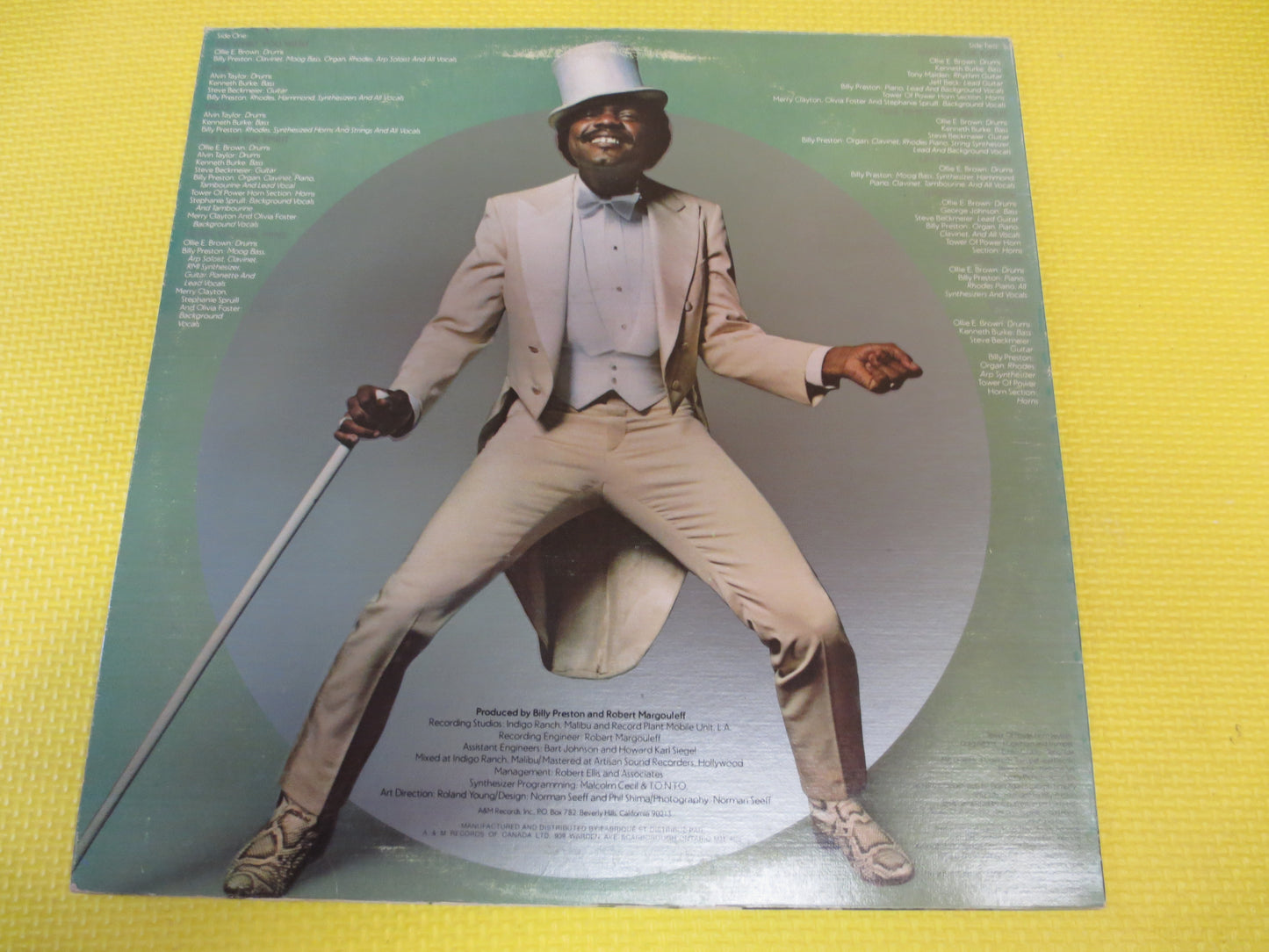 BILLY PRESTON, Billy Preston Album, Billy Preston Lp, Rock Album, Rock Record, Lps, Pop Music Album, Music Lp, 1976 Record