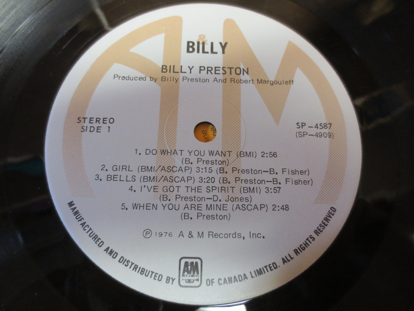 BILLY PRESTON, Billy Preston Album, Billy Preston Lp, Rock Album, Rock Record, Lps, Pop Music Album, Music Lp, 1976 Record