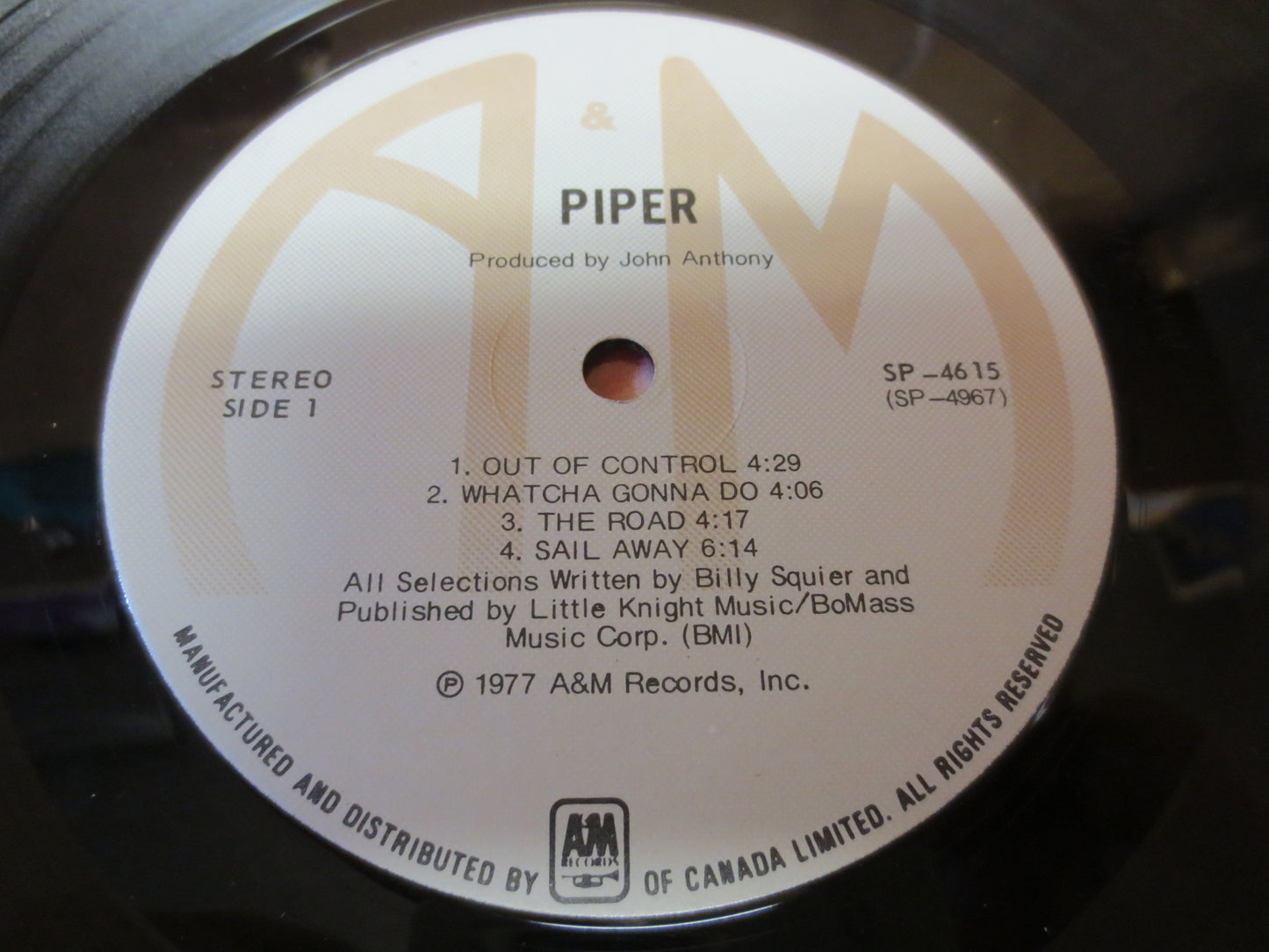 PIPER, DEBUT Album, PIPER Record, Piper Album, Rock Album, Rock Record, Music Record, Pop Music Album, Music Lp, 1976 Record