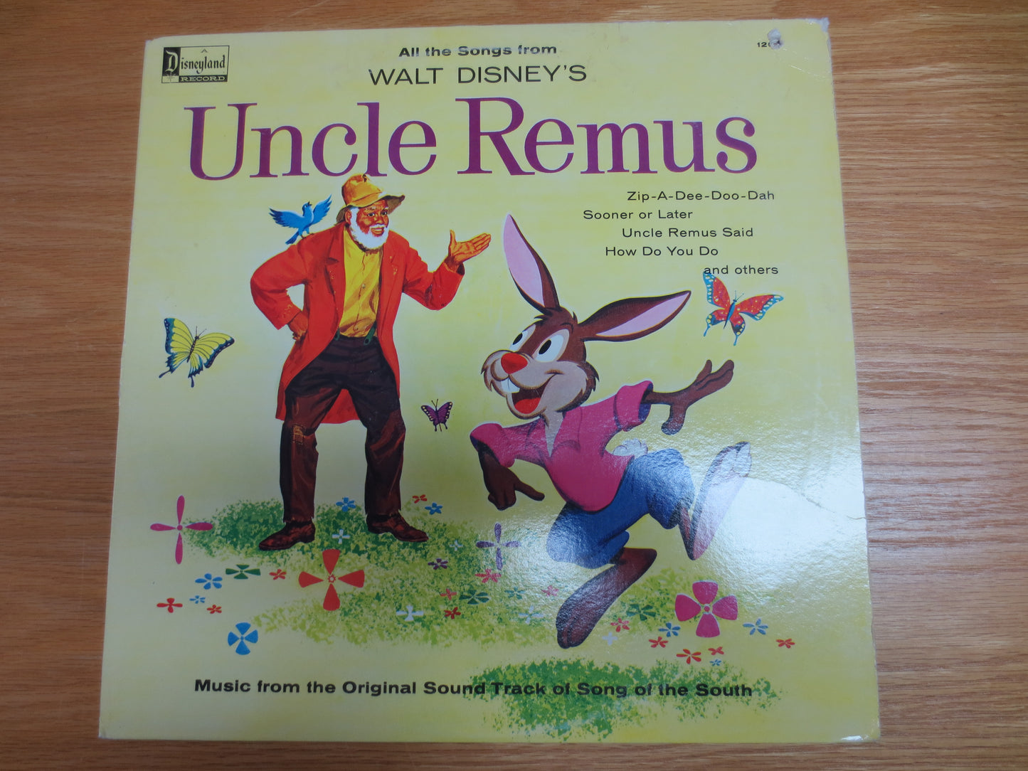 UNCLE REMUS, DISNEYLAND Records, Disney Records, Disneyland Albums, Disney Albums, Disney Vinyl, Vinyl Lp, Lp, 1963 Records