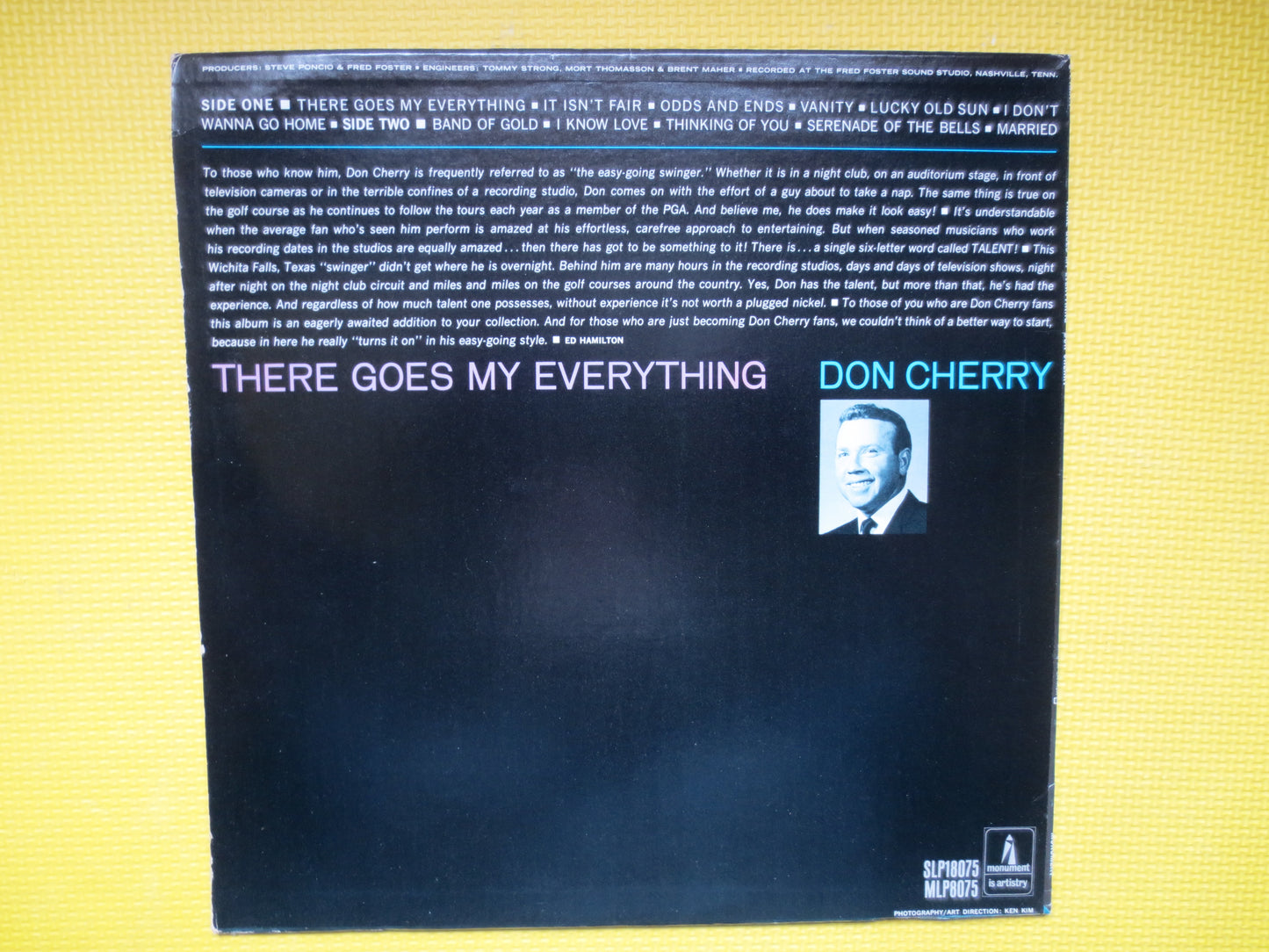 DON CHERRY, There Goes My EVERYTHING, Don Cherry Records, Don Cherry Album, Don Cherry Lp, Lps, Vinyl Album, 1967 Records