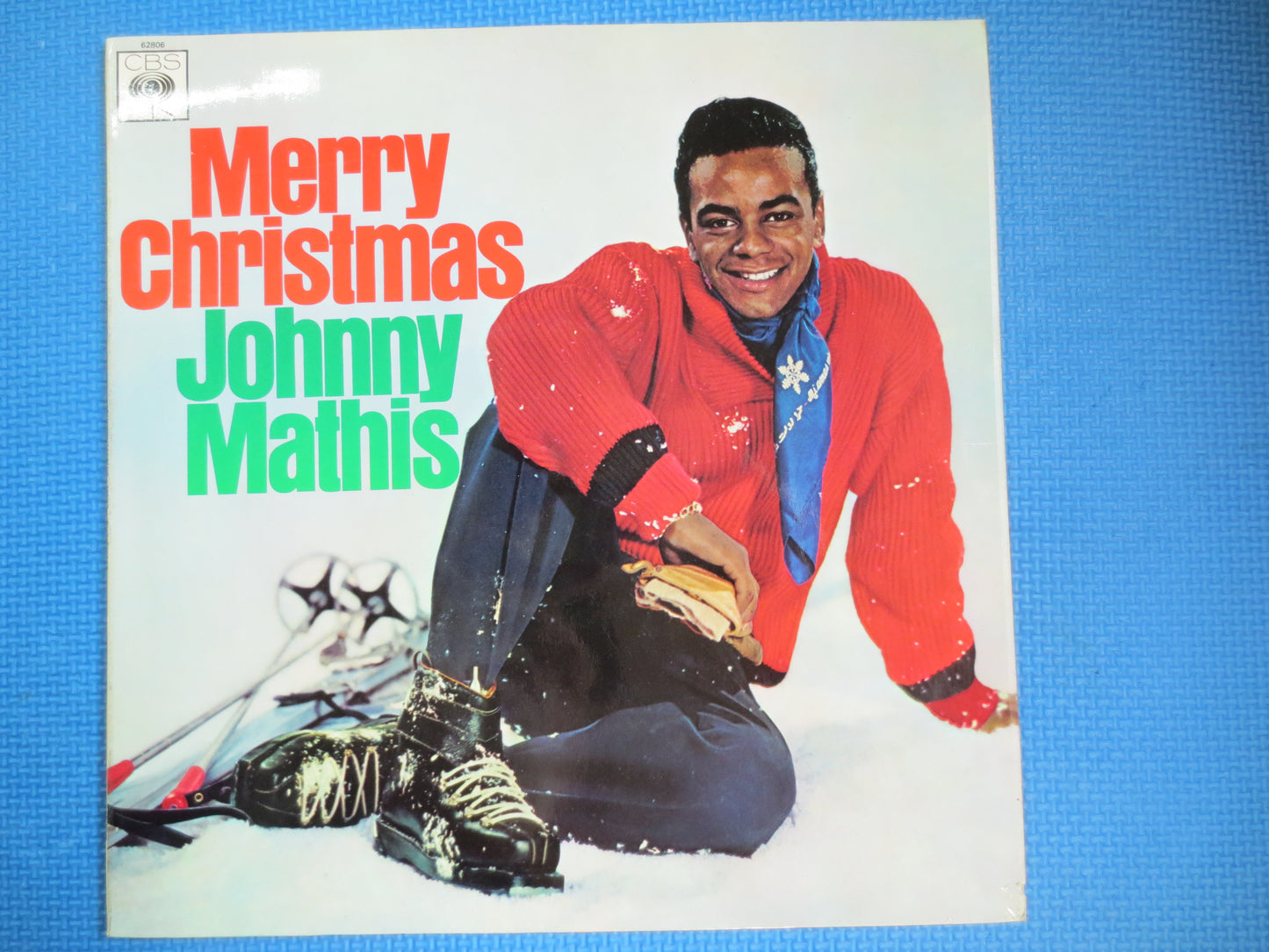 JOHNNY MATHIS, Merry CHRISTMAS, Johnny Mathis Record, Christmas Record, Johnny Mathis Album, Christmas Album, 1967 Records