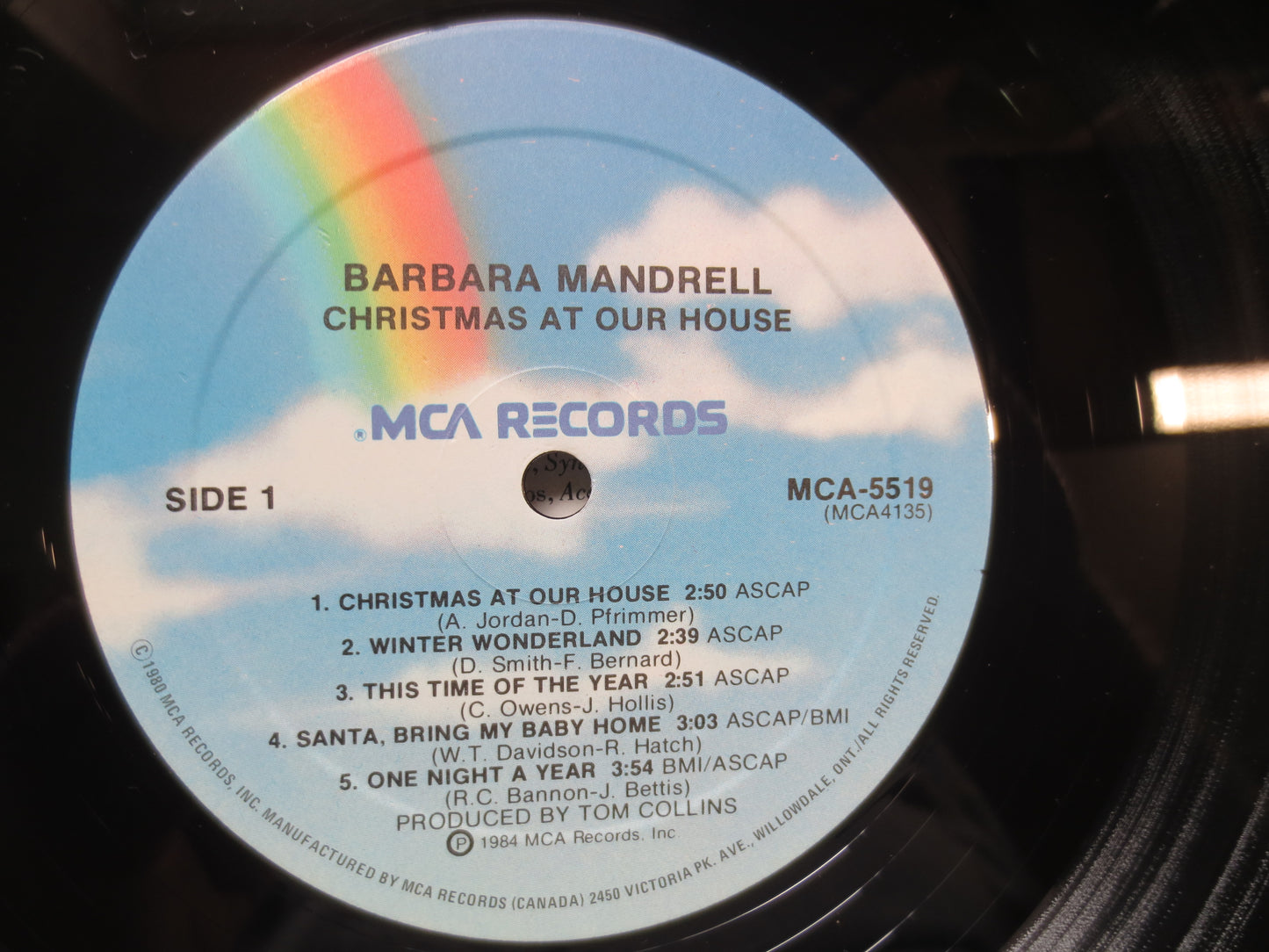 BARBARA MANDRELL, CHRISTMAS Record, Barbara Mandrell Lp, Christmas Album, Christmas Lps, Christmas Music, Lps, 1984 Records