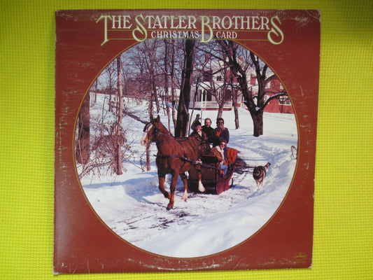 The STATLER BROTHERS, CHRISTMAS Card, Statler Brothers Lps, Christmas Records, Christmas Album, Vinyl Records, 1978 Records