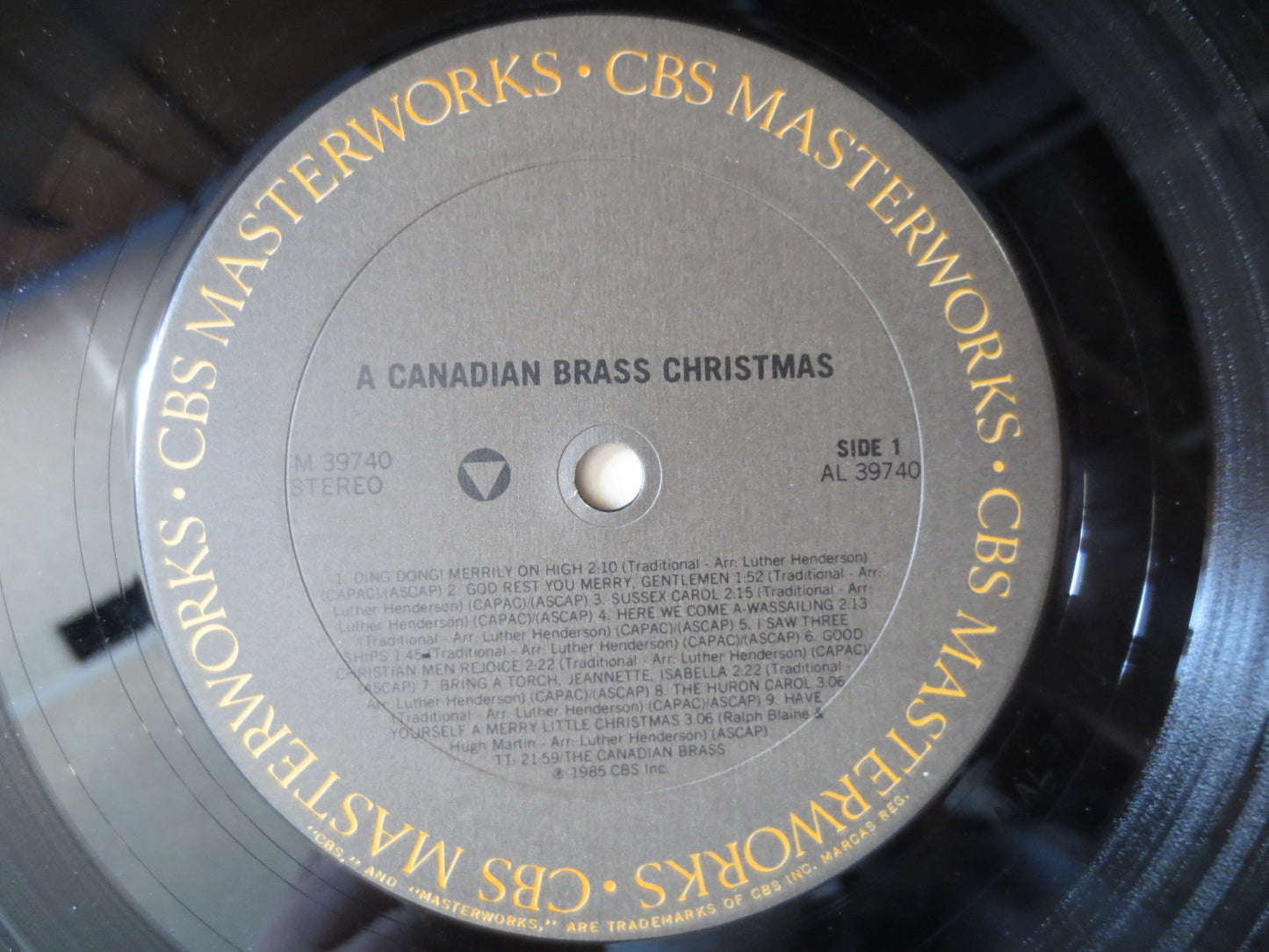 CANADIAN BRASS, CHRISTMAS Album, Christmas Songs, Christmas Record, Christmas Vinyl, Christmas Lp, Vinyl Lp, 1985 Records