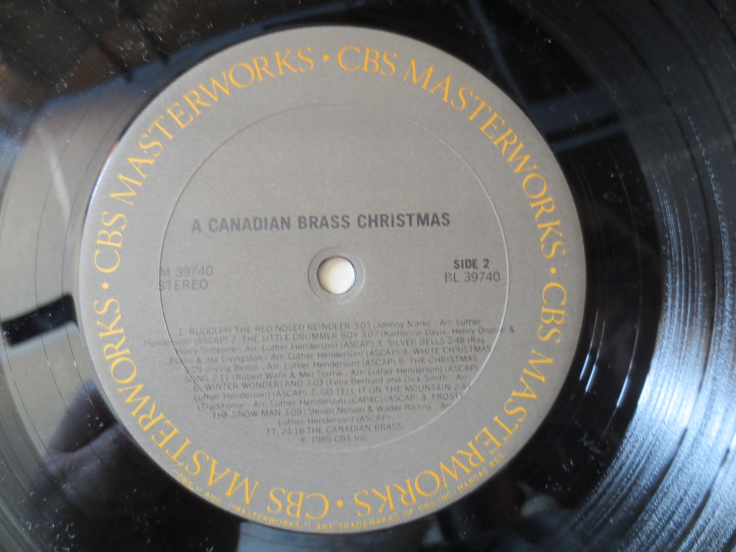 CANADIAN BRASS, CHRISTMAS Album, Christmas Songs, Christmas Record, Christmas Vinyl, Christmas Lp, Vinyl Lp, 1985 Records