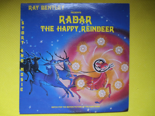 RADAR the HAPPY REINDEER, Christmas Record, Childrens Album, Christmas Album, Christmas Vinyl, Childrens Lp, 1975 Records