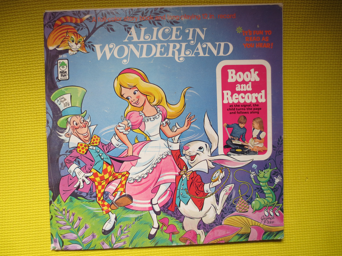 ALICE in WONDERLAND, Childrens Records, Kids Record, Childrens Album, Kids Album, Childrens Lp, Kids Lp, Lps, 1971 Records