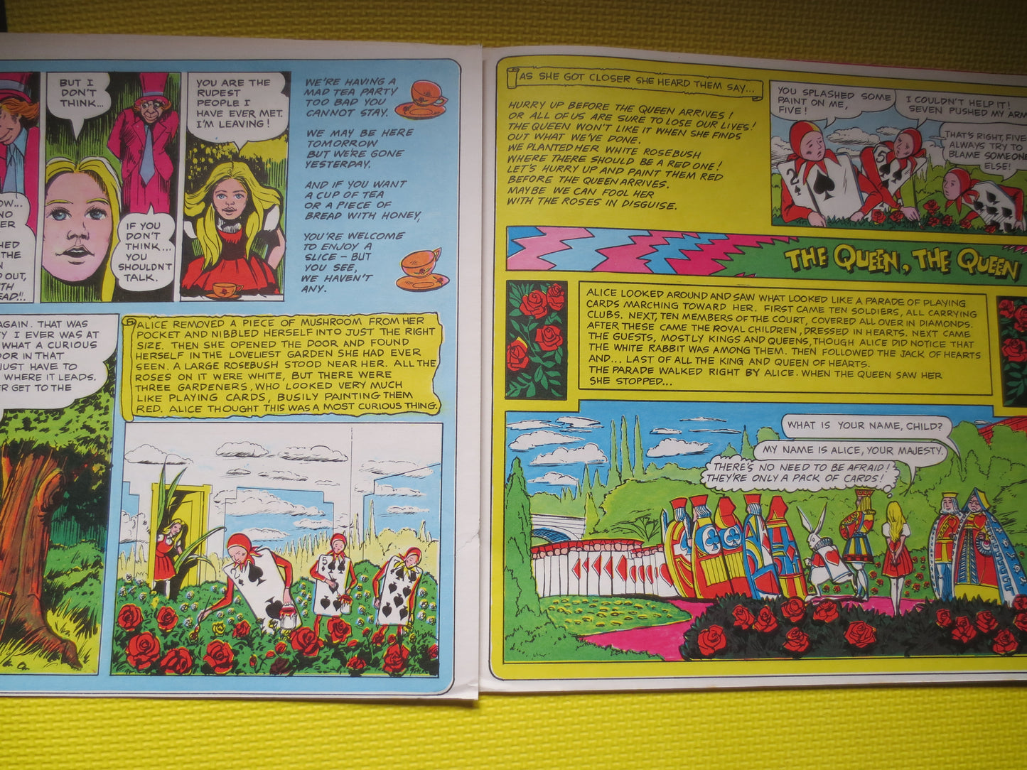 ALICE in WONDERLAND, Childrens Records, Kids Record, Childrens Album, Kids Album, Childrens Lp, Kids Lp, Lps, 1971 Records