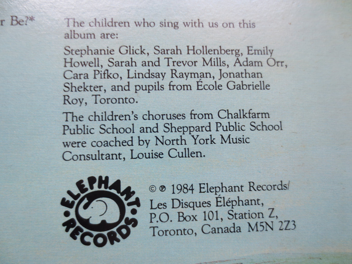 SHARON, LOIS and BRAM, Mainly Mother Goose, Childrens Records, Kids Records, Childrens Album, Childrens Lp, 1984 Records