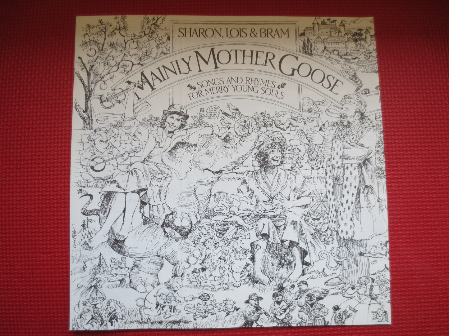 SHARON, LOIS and BRAM, Mainly Mother Goose, Childrens Records, Kids Records, Childrens Album, Childrens Lp, 1984 Records