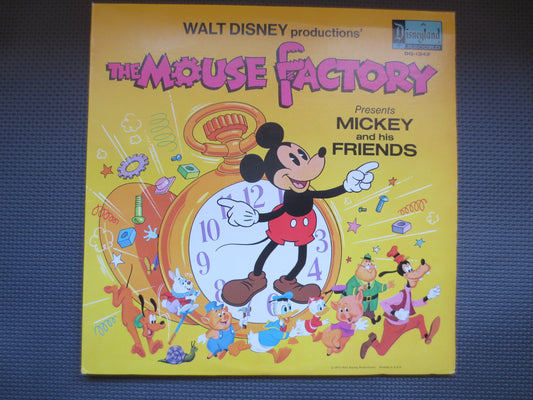 MOUSE FACTORY, DISNEYLAND Records, Disney Records, Disneyland Albums, Disney Album, Disneyland Vinyl, Disney, 1972 Records