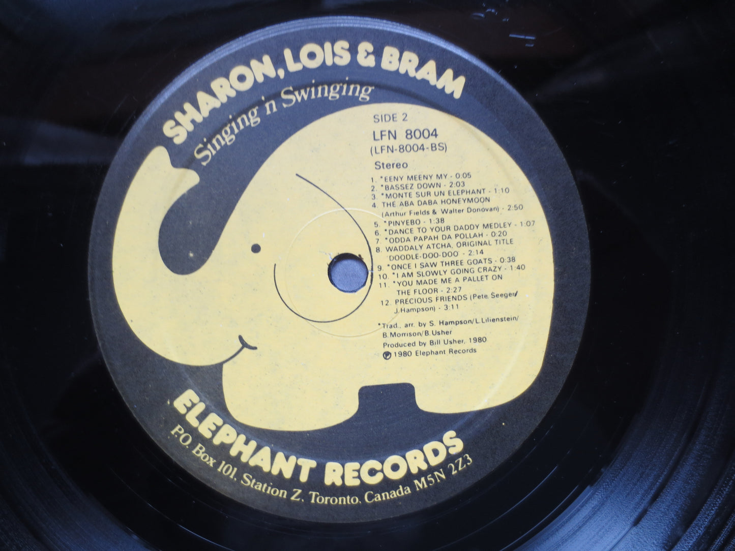 SHARON, LOIS and BRAM, Singing and Swinging, Childrens Records, Kids Record, Children Album, Kids Album, Lps,  1980 Records