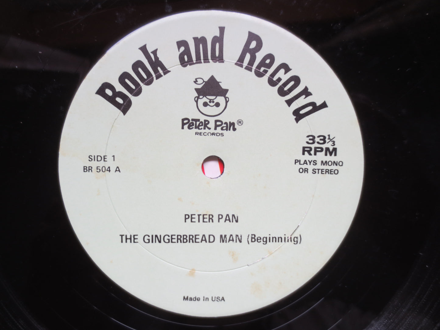 Peter Pan, Snow White, The Gingerbread Man, Childrens Record, Kids Record, Childrens Album, Kids Album, Lps, 1977 Records