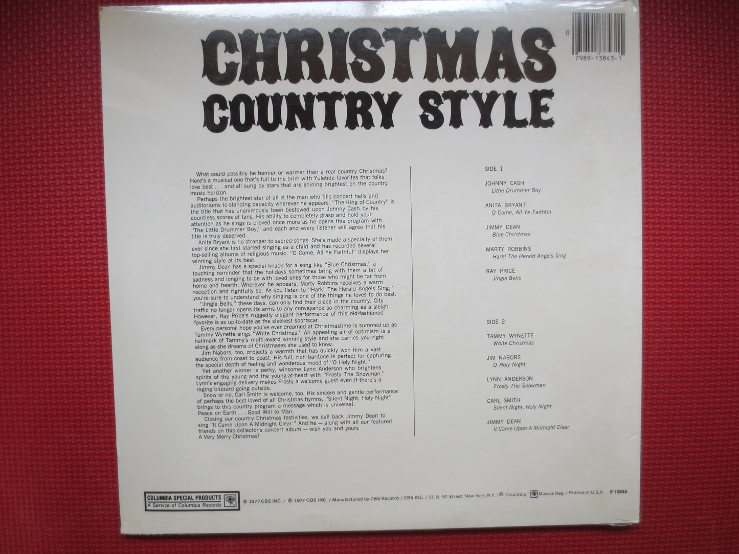 CHRISTMAS COUNTRY, Factory SEALED, CHRISTMAS Album, Country Christmas, Christmas Record, Christmas Vinyl, Christmas Lp, Lps, 1977 Records