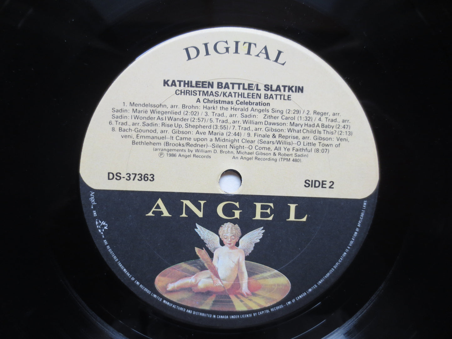 KATHLEEN BATTLE, CHRISTMAS Celebration, Kathleen Battle Lp, Christmas Record, Christmas Lps, Christmas Album, 1986 Records