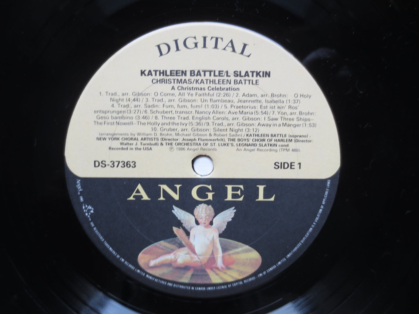 KATHLEEN BATTLE, CHRISTMAS Celebration, Kathleen Battle Lp, Christmas Record, Christmas Lps, Christmas Album, 1986 Records