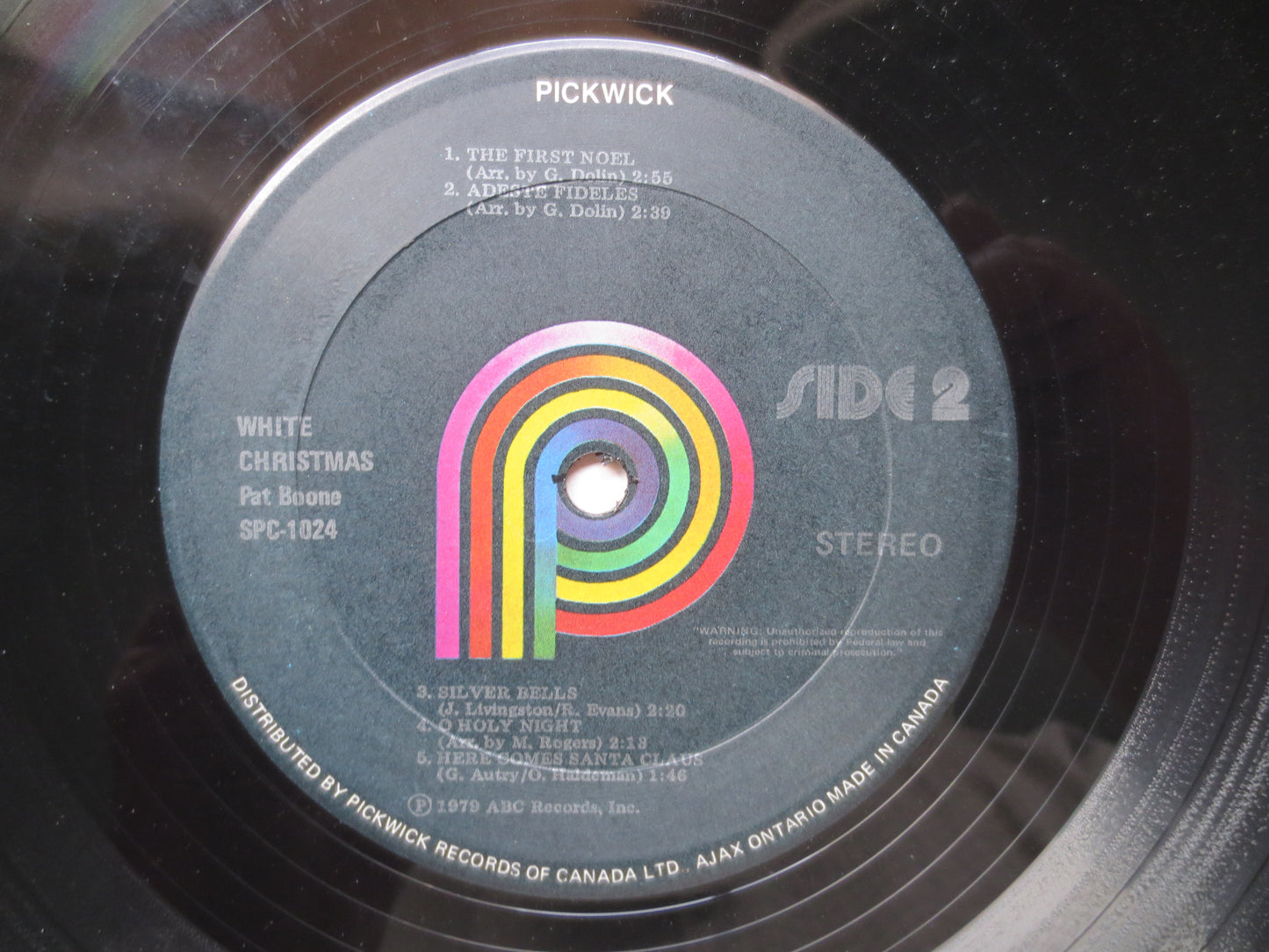 PAT BOONE, White CHISTMAS, Pat Boone Record, Christmas Album, Christmas Lp, Pat Boone Music, Pat Boone Albums, 1979 Records