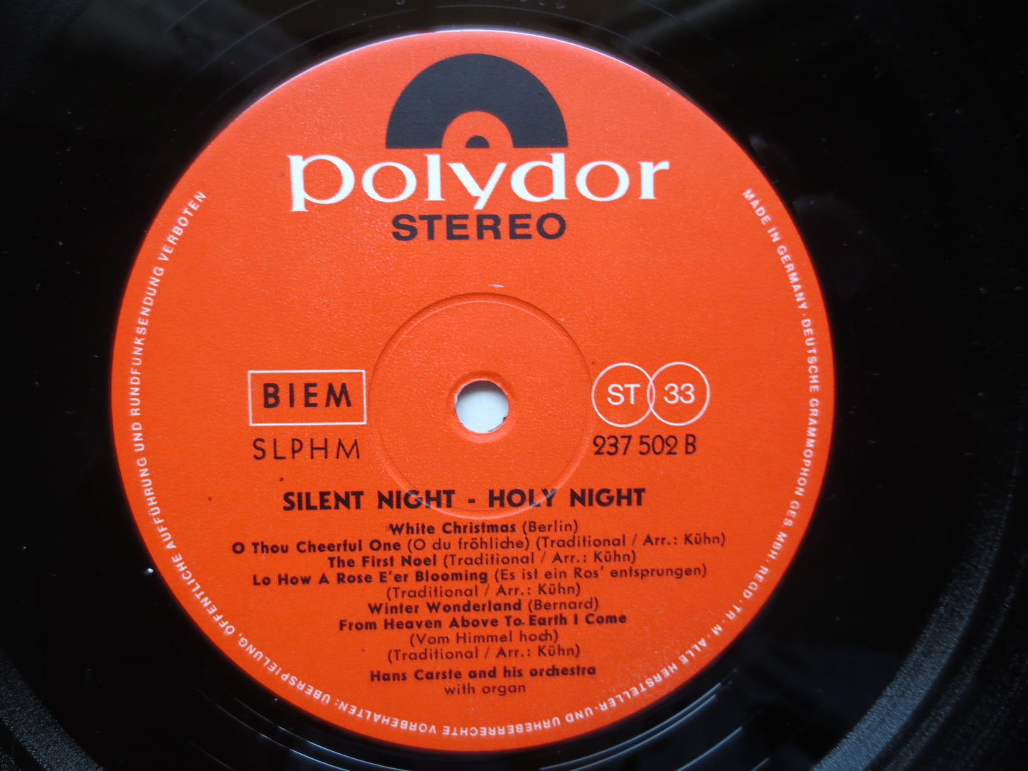 SILENT NIGHT, CHRISTMAS Songs, Holy Night, Christmas Record, Christmas Vinyl, Christmas Lp, Christmas Hymns, 1958 Records