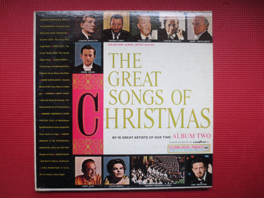 GREAT SONGS of CHRISTMAS, Album 2, Christmas Songs, Christmas Record, Christmas Vinyl, Christmas Lp, Vinyl Lp, 1967 Records