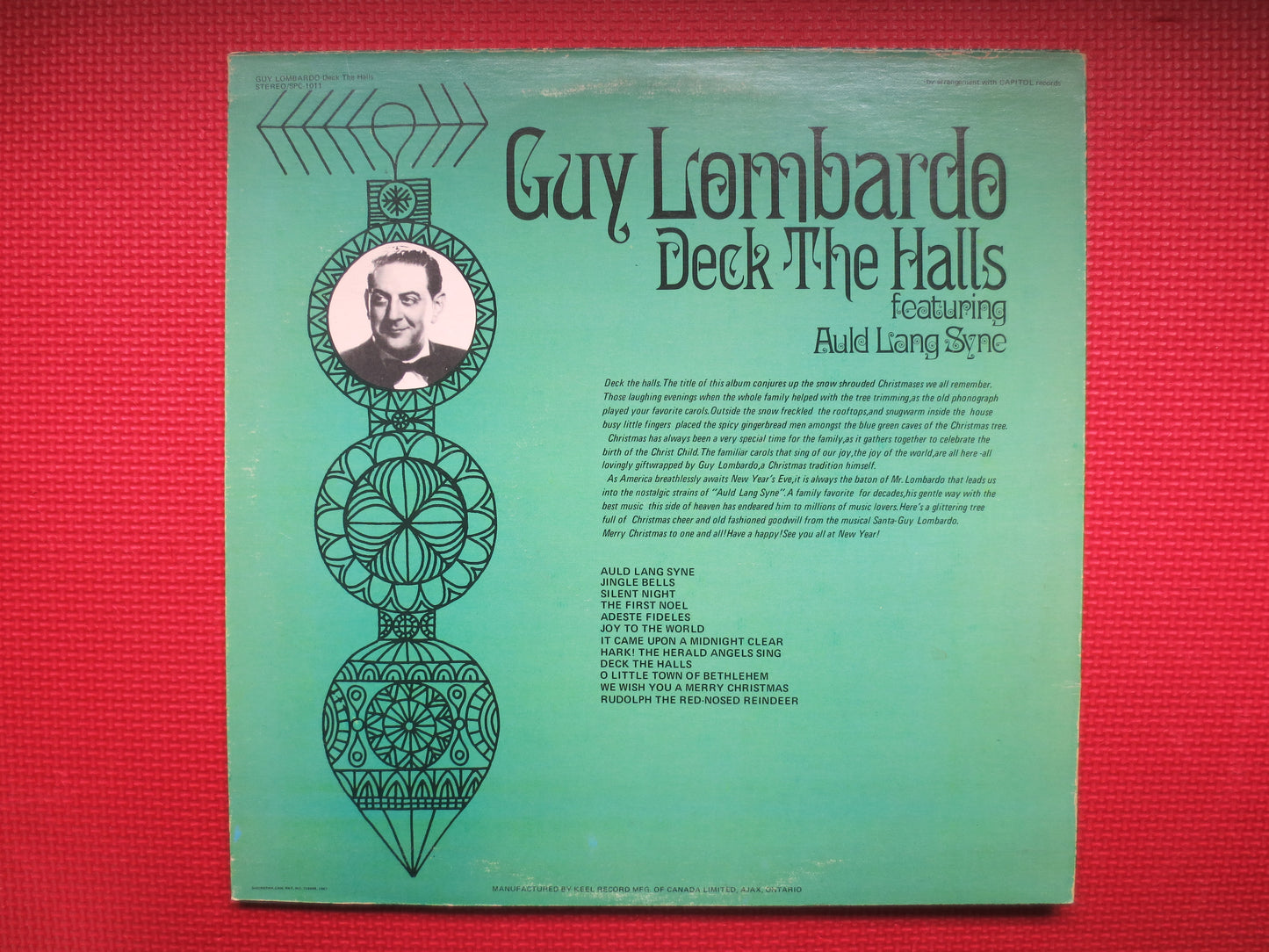 GUY LOMBARDO, CHRISTMAS Album, Guy Lombardo Records, Christmas Records, Christmas Lps, Guy Lombardo Albums, 1967 Records