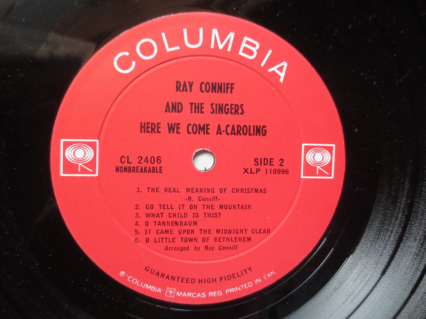 RAY CONNIFF, CHRISTMAS Album, Christmas Songs, Christmas Record, Christmas Vinyl, Christmas Lp, Caroling Lp, 1965 Records