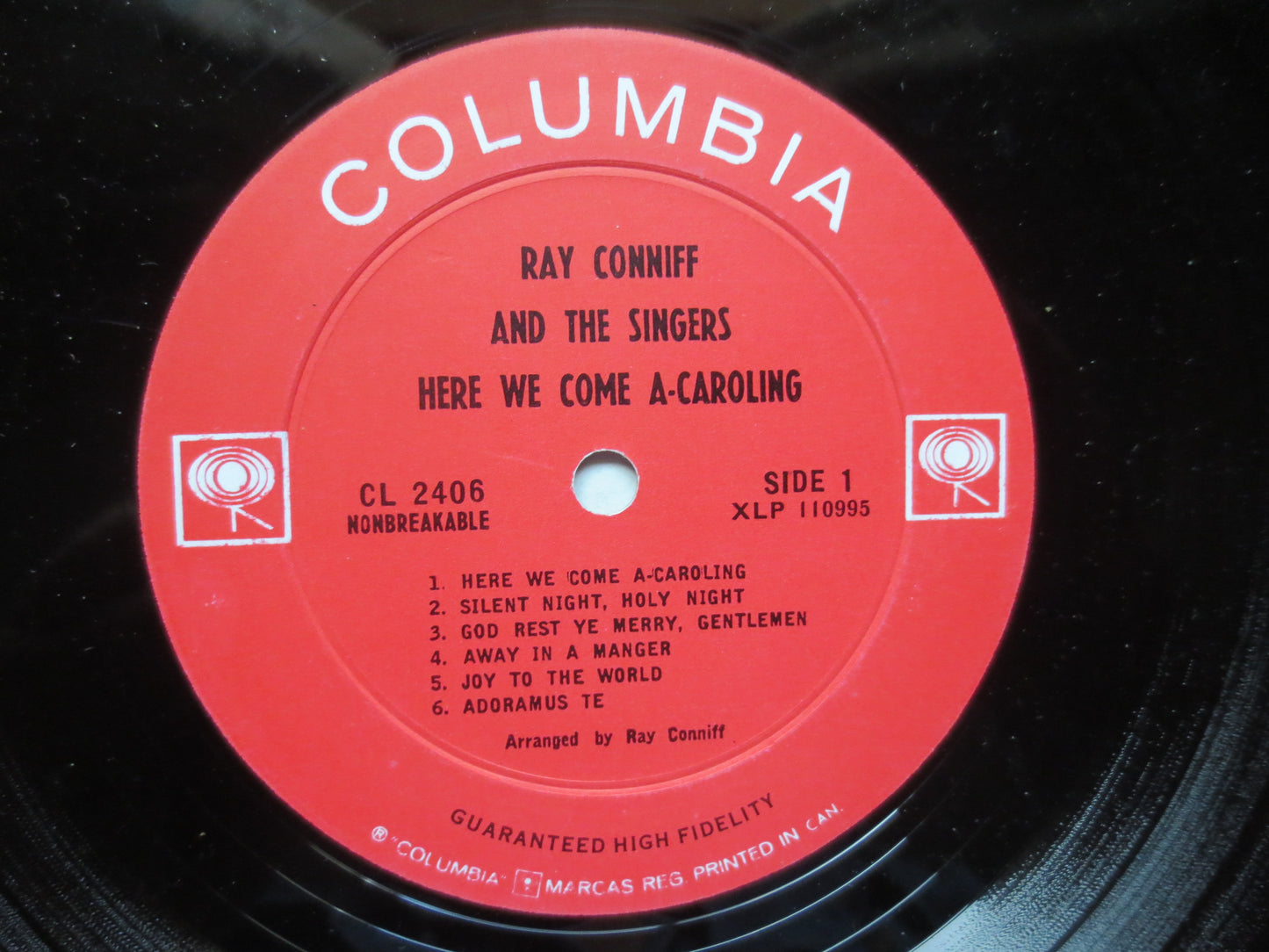 RAY CONNIFF, CHRISTMAS Album, Christmas Songs, Christmas Record, Christmas Vinyl, Christmas Lp, Caroling Lp, 1965 Records