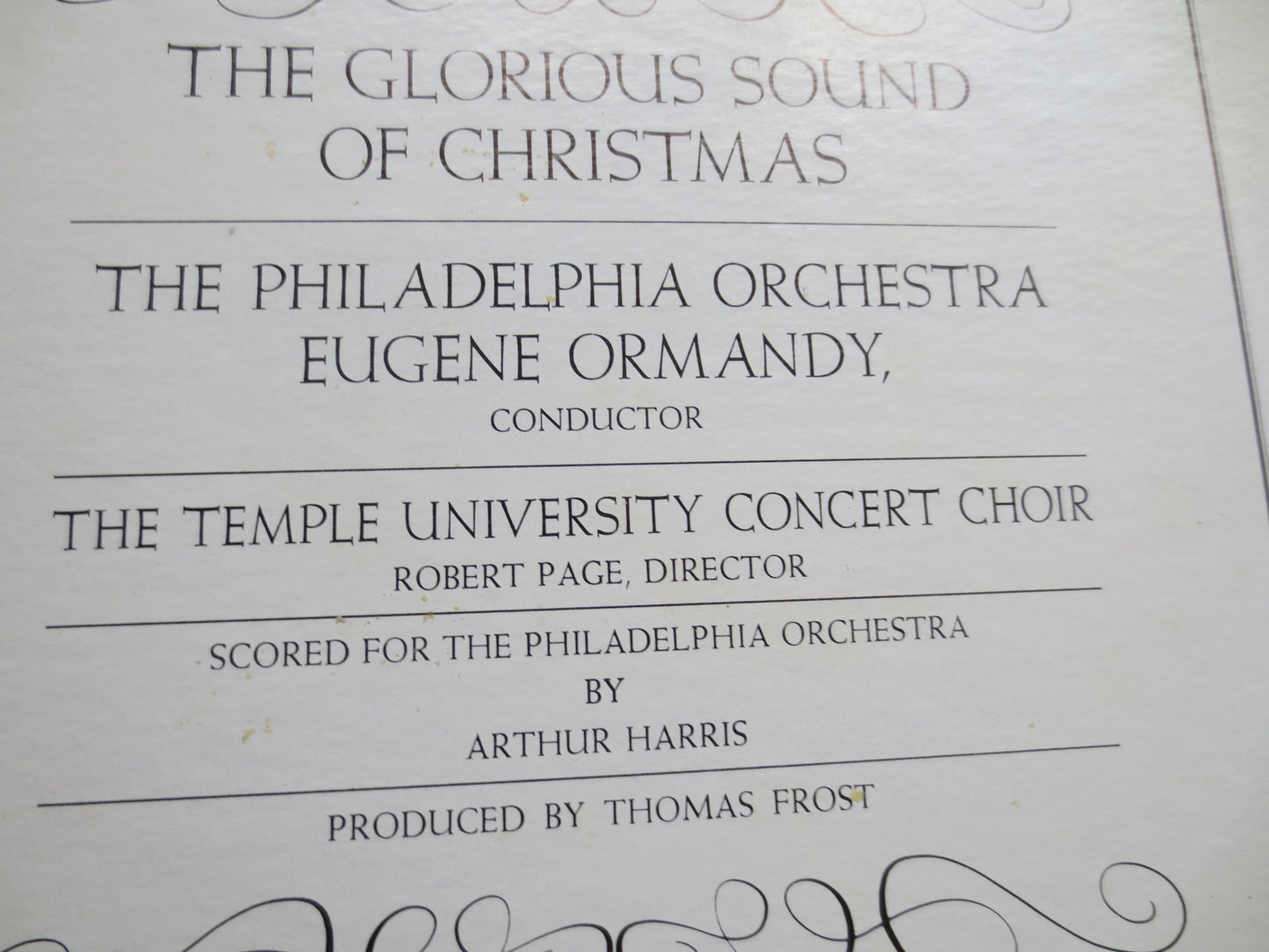 EUGENE Ormandy, GLORIOUS Sound of, CHRISTMAS, Christmas Record, Christmas Vinyl, Christmas Lp, Christmas Song, 1967 Records