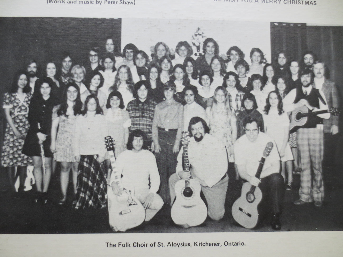 CHRISTMAS ALBUM, Folk CHOIR, St. Aloysius, Kitchener, Ontario, Christmas Record, Christmas Lp, Christmas Song, 1975 Records