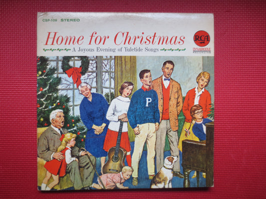 CHRISTMAS Album, HOME for CHRISTMAS, Christmas Records, Christmas, Christmas Music, Christmas Lp, Choir Lp, 1964 Record