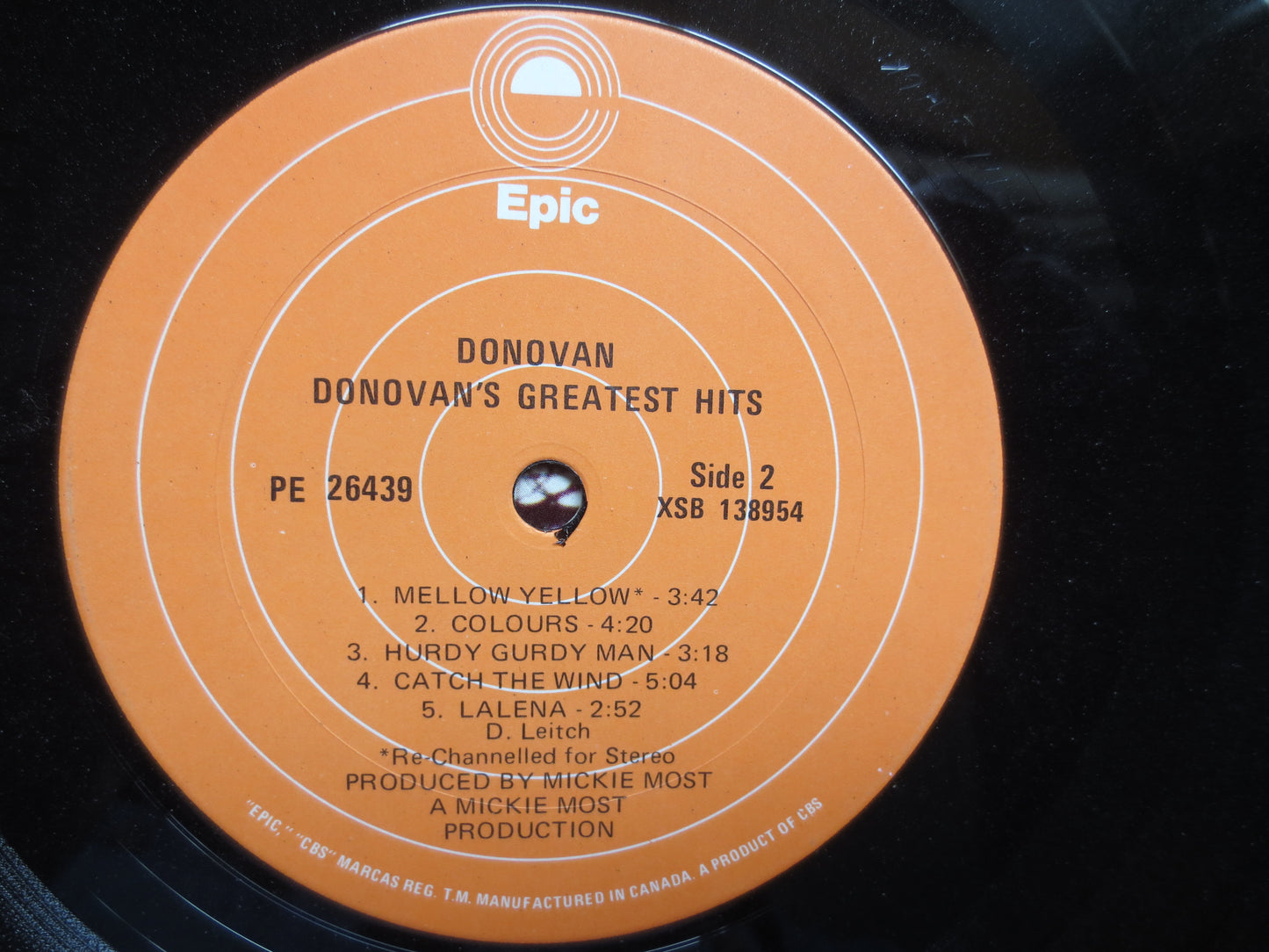 DONOVAN, GREATEST Hits, DONOVAN Album, Donovan Lp, Donovan Record, Vinyl Records, Classic Rock lps, Folk lps, 1969 Records