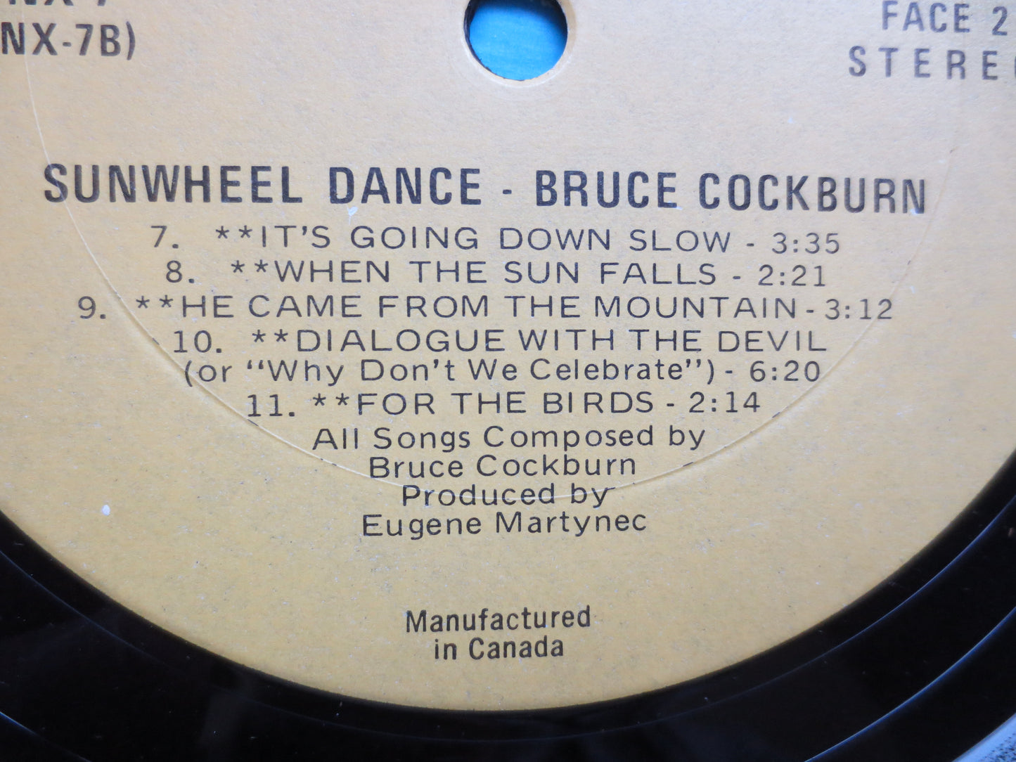 BRUCE COCKBURN, SUNWHEEL Dance, Bruce Cockburn Album, Bruce Cockburn lp, Bruce Cockburn Record, Folk Records, 1971 Records