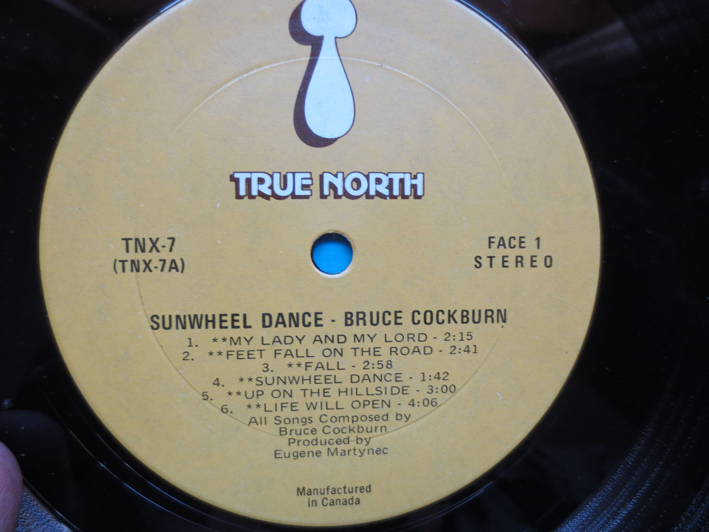 BRUCE COCKBURN, SUNWHEEL Dance, Bruce Cockburn Album, Bruce Cockburn lp, Bruce Cockburn Record, Folk Records, 1971 Records