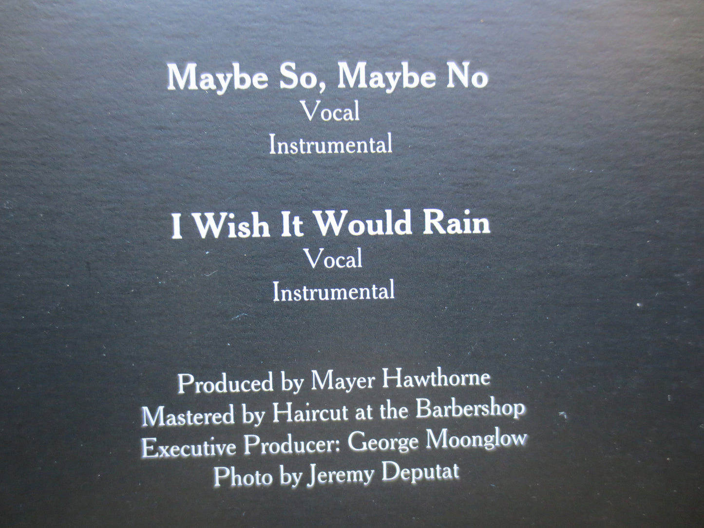 MAYER HAWTHORNE, Maybe So, MAYBE no, Mayer Hawthorne Lp, Soul Record, Soul Album, Soul Lp, Disco Records, Lp, Dance Records