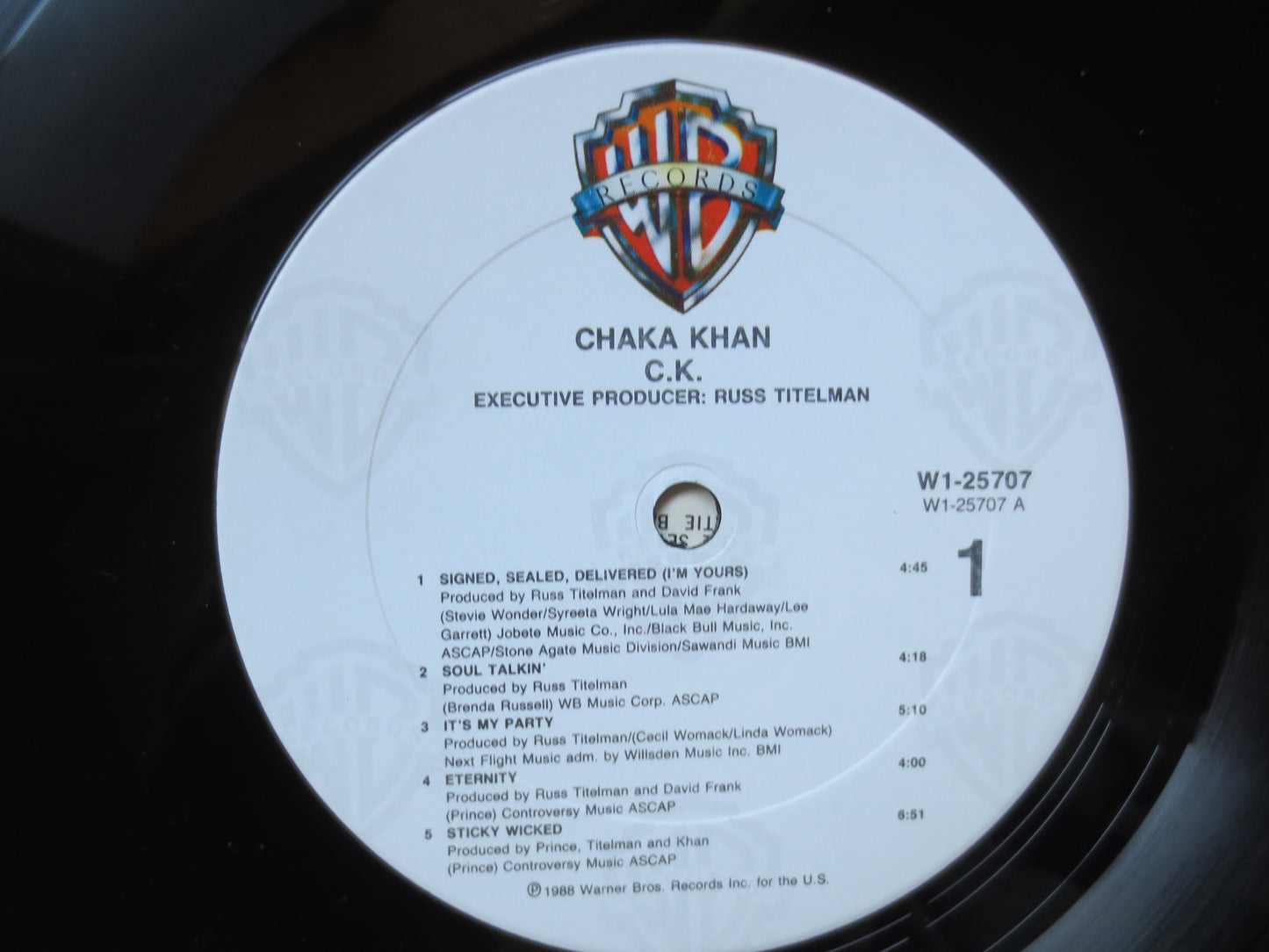 CHAKA KHAN, ck, Chaka Khan Record, Chaka Khan Album, Chaka Khan Vinyl, Disco Records, Disco Albums, Disco Lp, 1988 Records