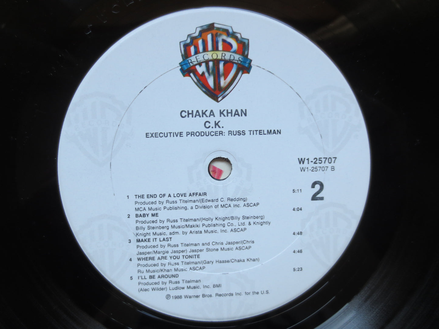 CHAKA KHAN, ck, Chaka Khan Record, Chaka Khan Album, Chaka Khan Vinyl, Disco Records, Disco Albums, Disco Lp, 1988 Records