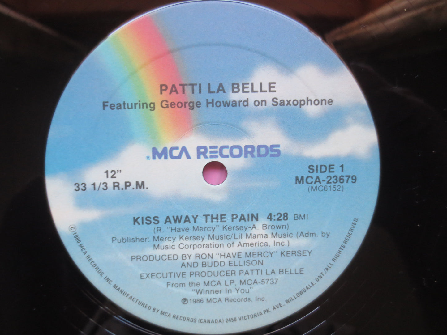 PATTI La BELLE, KISS Awat the Pain, Patti La Belle Album, Patti La Belle Lp, Disco Records, Disco Album, Lp, 1986 Records