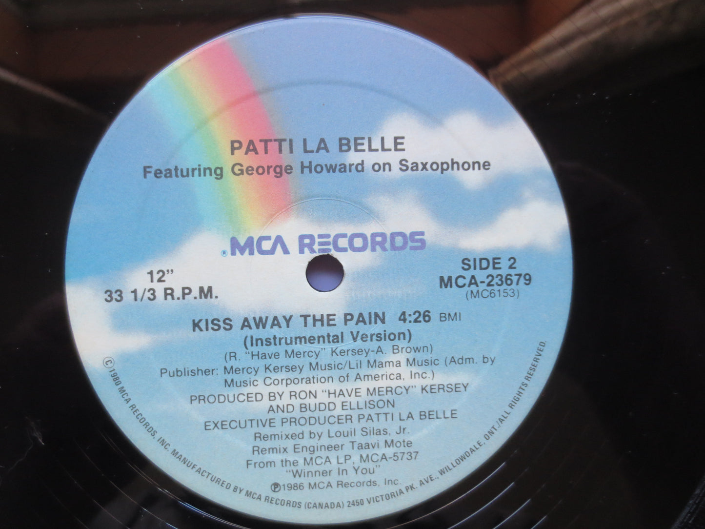 PATTI La BELLE, KISS Awat the Pain, Patti La Belle Album, Patti La Belle Lp, Disco Records, Disco Album, Lp, 1986 Records