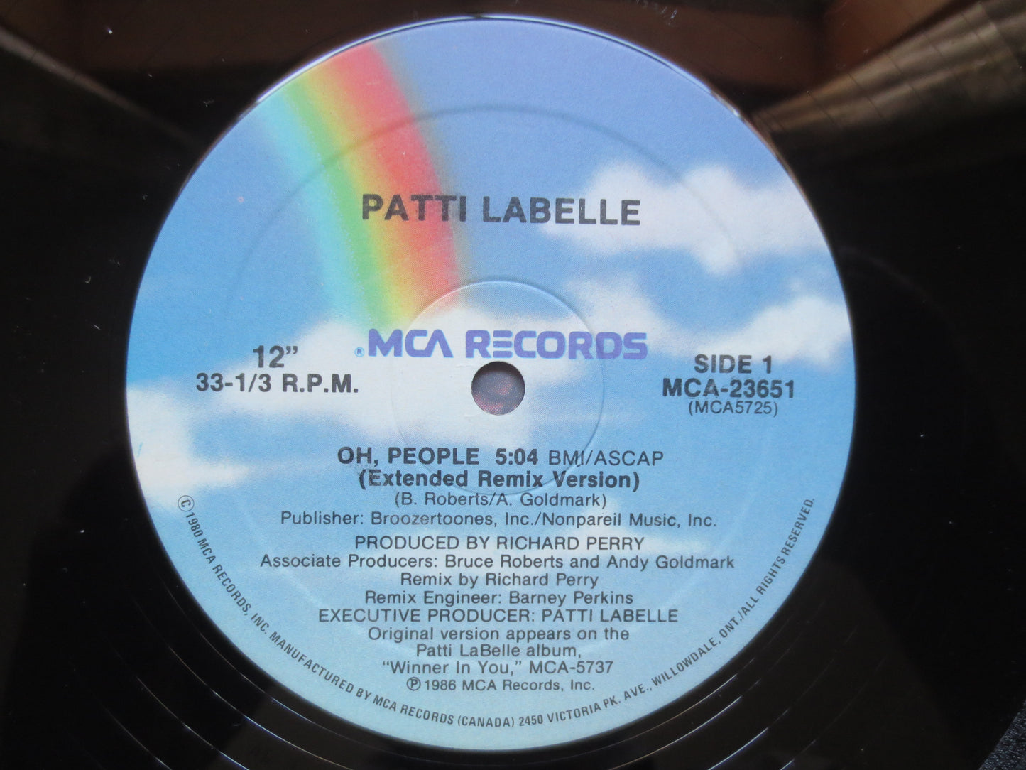 PATTI LA BELLE, Winner in You, Patti La Belle Album, Patti La Belle Lp, Pop Record, Disco Records, Disco Lp, 1986 Records