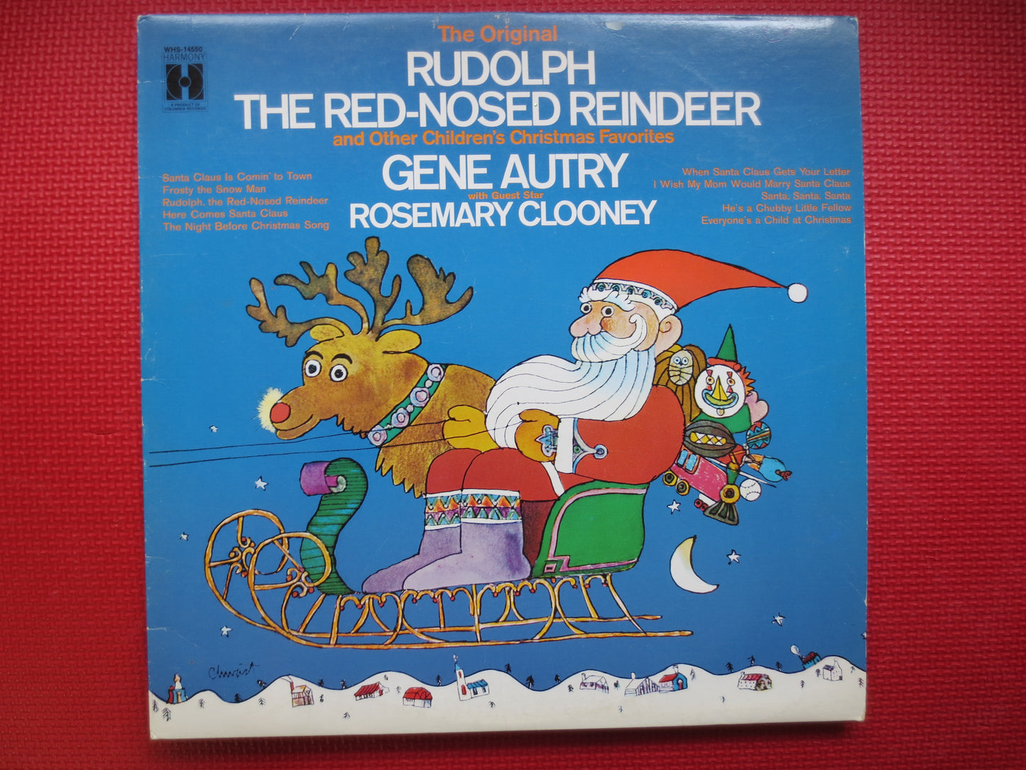 RUDOLPH the RED NOSED Reindeer, Christmas Record, Childrens Album, Christmas Album, Christmas Vinyl, Vinyl Lp, 1967 Records