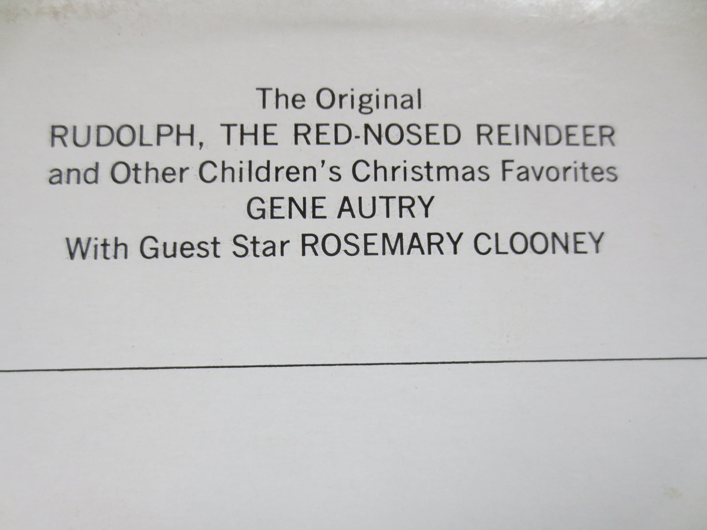 RUDOLPH the RED NOSED Reindeer, Christmas Record, Childrens Album, Christmas Album, Christmas Vinyl, Vinyl Lp, 1967 Records