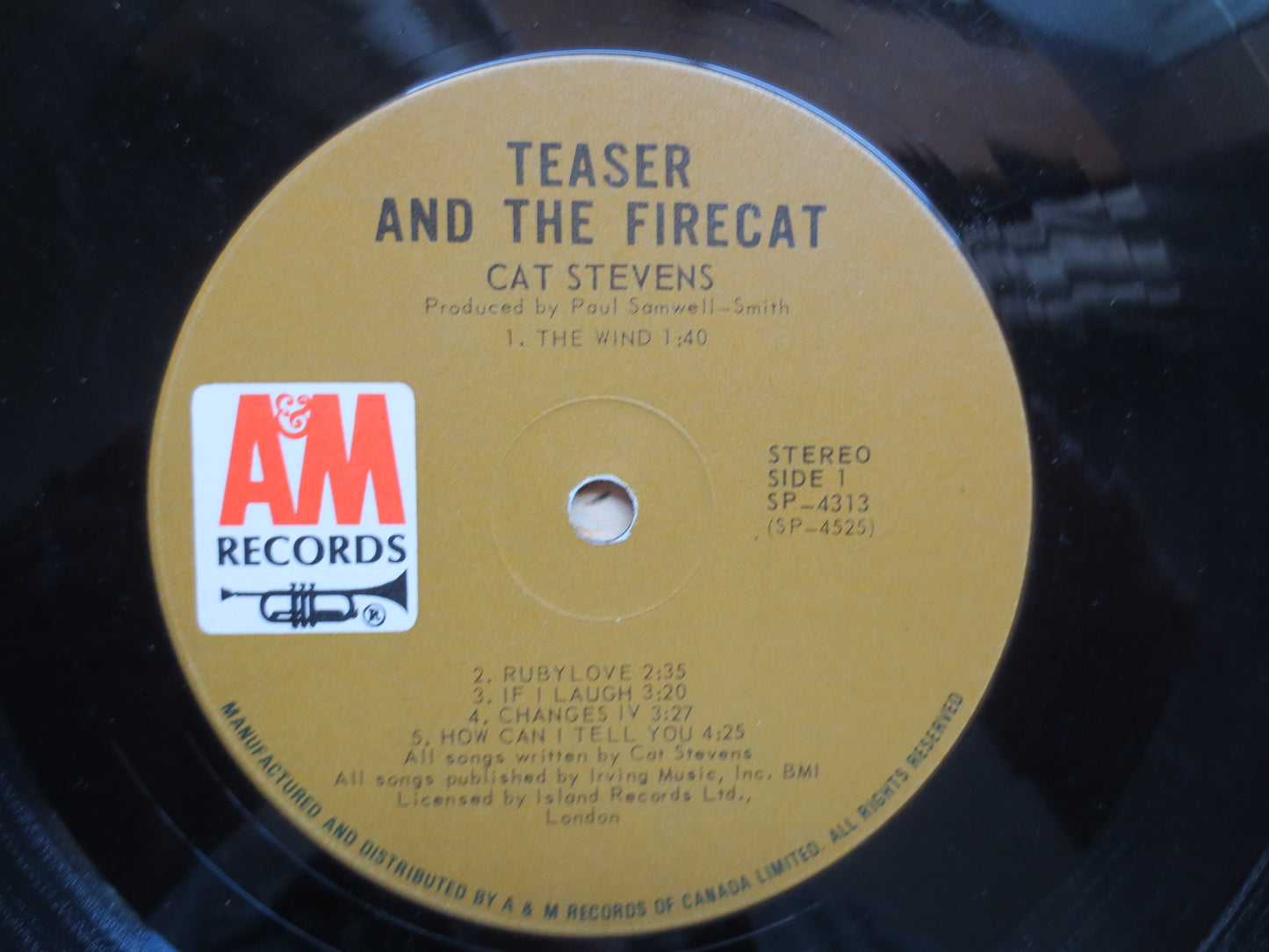 CAT STEVENS, TEASER and the Firecat, Cat Stevens Album, Cat Stevens Vinyl, Cat Stevens Lp, Cat Stevens Record, 1971 Records