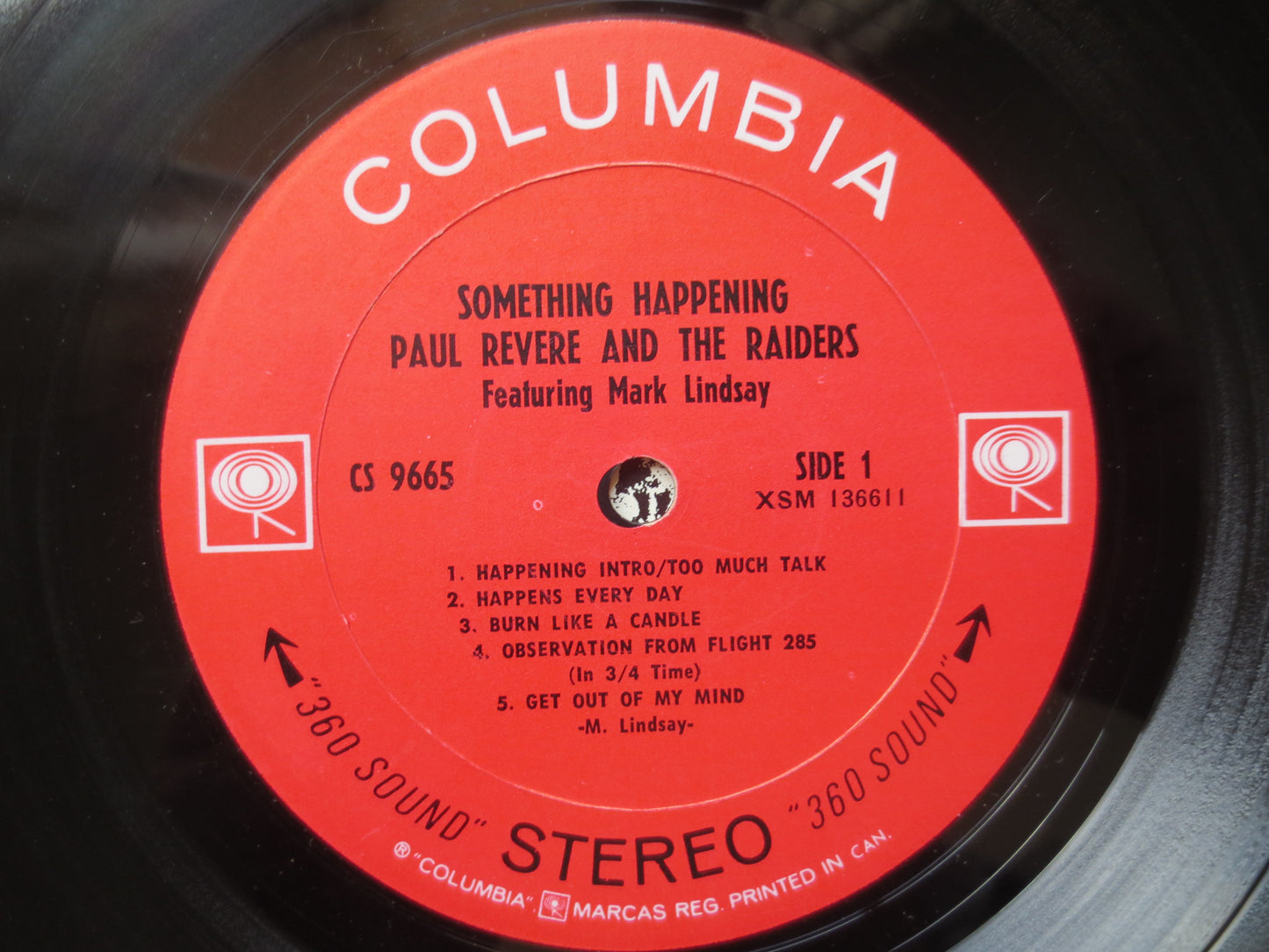 PAUL REVERE, and the RAIDERS, Something Happening, Paul Revere Record, Paul Revere Album, Paul Revere Lp, Lp, 1968 Records