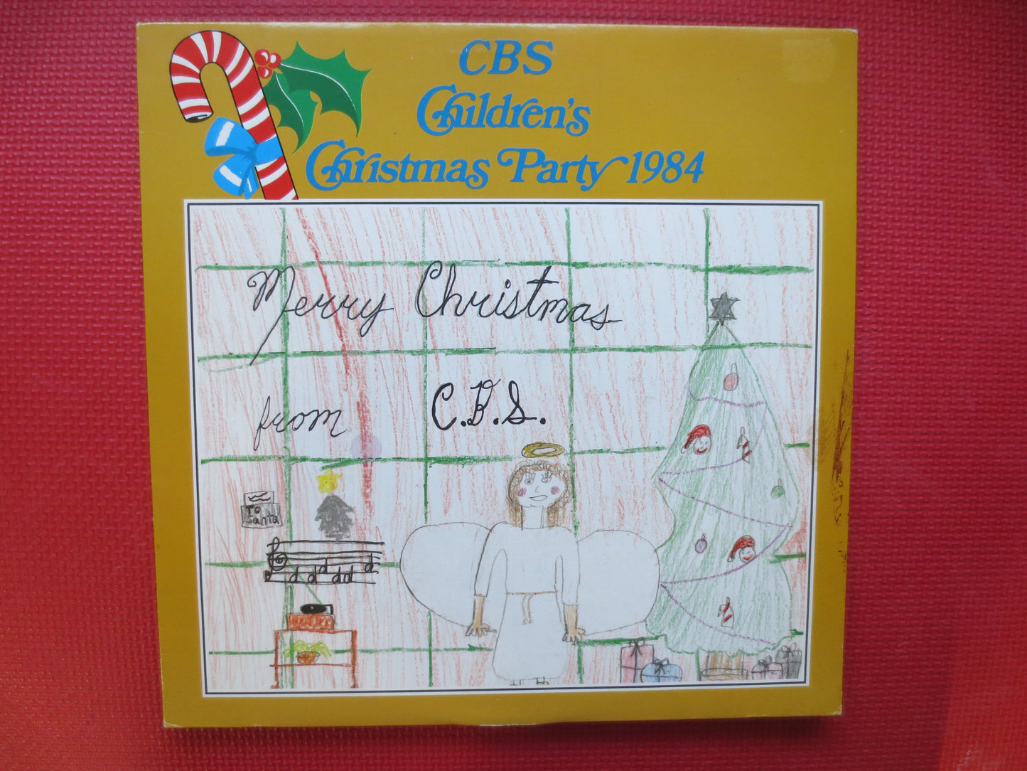 CHILDREN'S, CHRISTMAS Party, CBS, Christmas Songs Lp, Christmas Records, Christmas Albums, Christmas Vinyl, 1984 Records