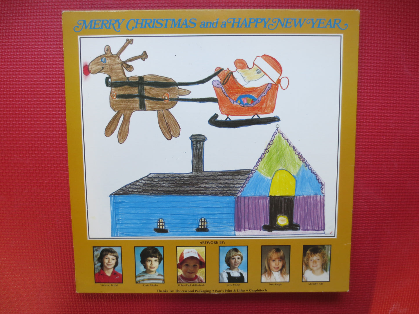 CHILDREN'S, CHRISTMAS Party, CBS, Christmas Songs Lp, Christmas Records, Christmas Albums, Christmas Vinyl, 1984 Records