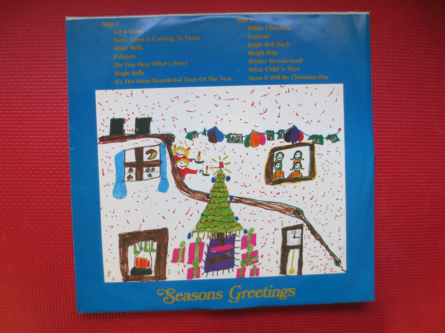 CHILDREN'S, CHRISTMAS Party, CBS, Christmas Songs Lp, Christmas Records, Christmas Albums, Christmas Vinyl, 1984 Records