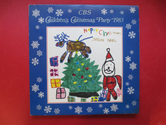 CHILDREN'S, CHRISTMAS Party, CBS, Christmas Songs Lp, Christmas Records, Christmas Albums, Christmas Vinyl, 1983 Records