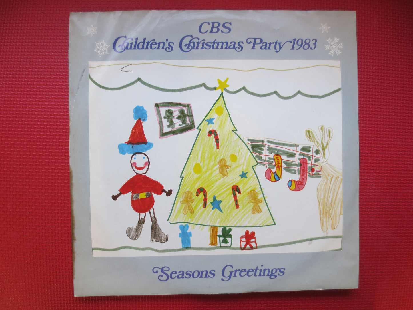 CHILDREN'S, CHRISTMAS Party, CBS, Christmas Songs Lp, Christmas Records, Christmas Albums, Christmas Vinyl, 1983 Records