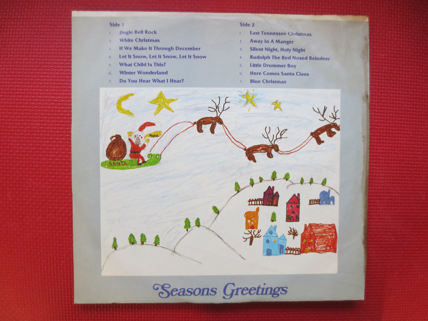 CHILDREN'S, CHRISTMAS Party, CBS, Christmas Songs Lp, Christmas Records, Christmas Albums, Christmas Vinyl, 1983 Records